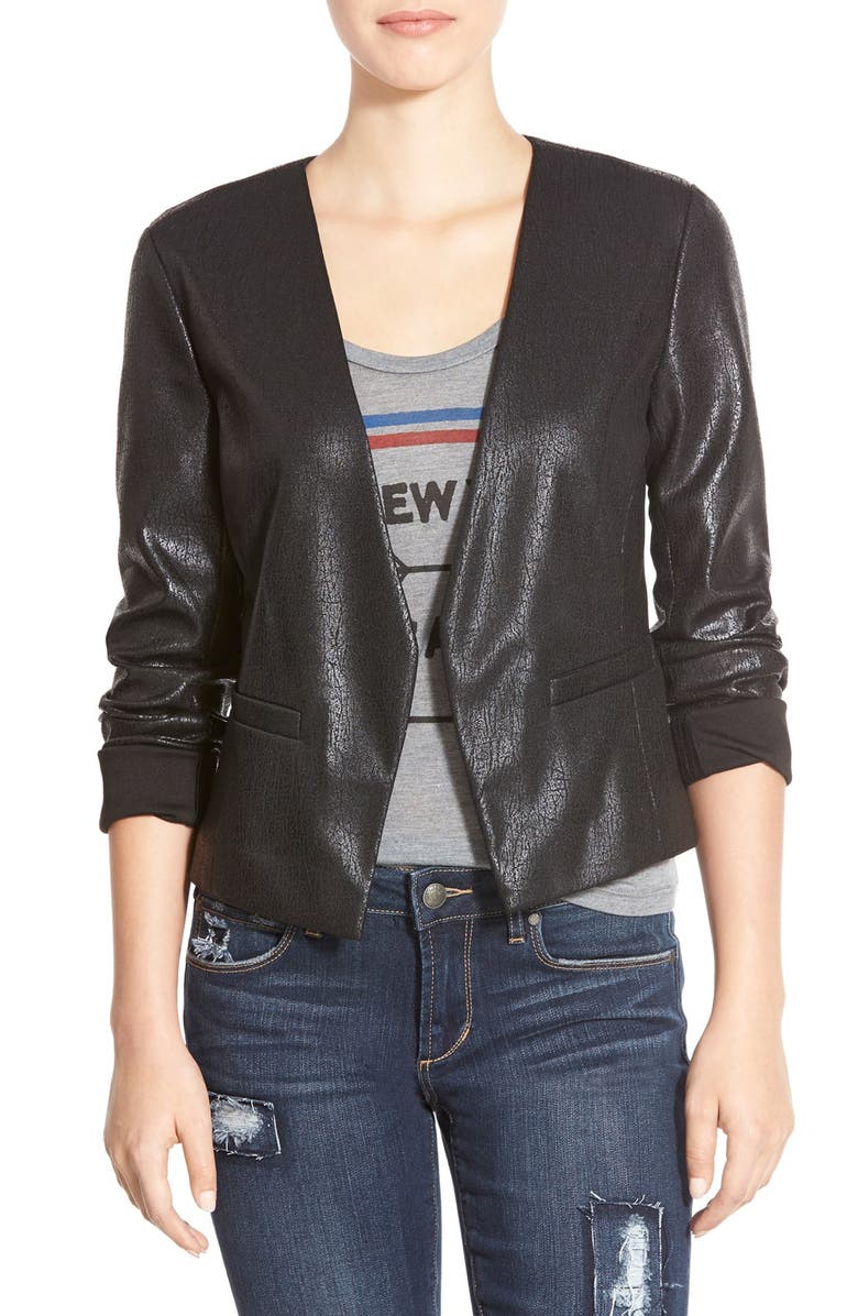 Frenchi Foiled Blazer, Main, color,