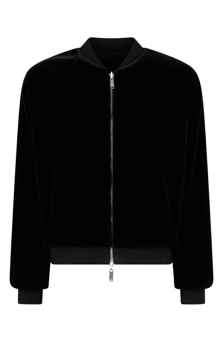 Moose Knuckles Water Repellent Reversible Faux Fur Bomber Jacket, Alternate, color, 