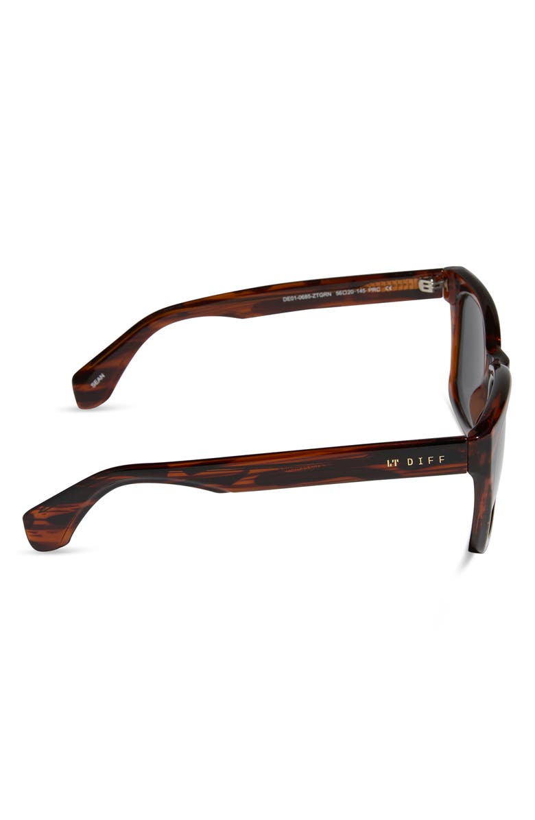 DIFF Sean 50.5mm Cat Eye Sunglasses, Alternate, color, Mahogany Tort