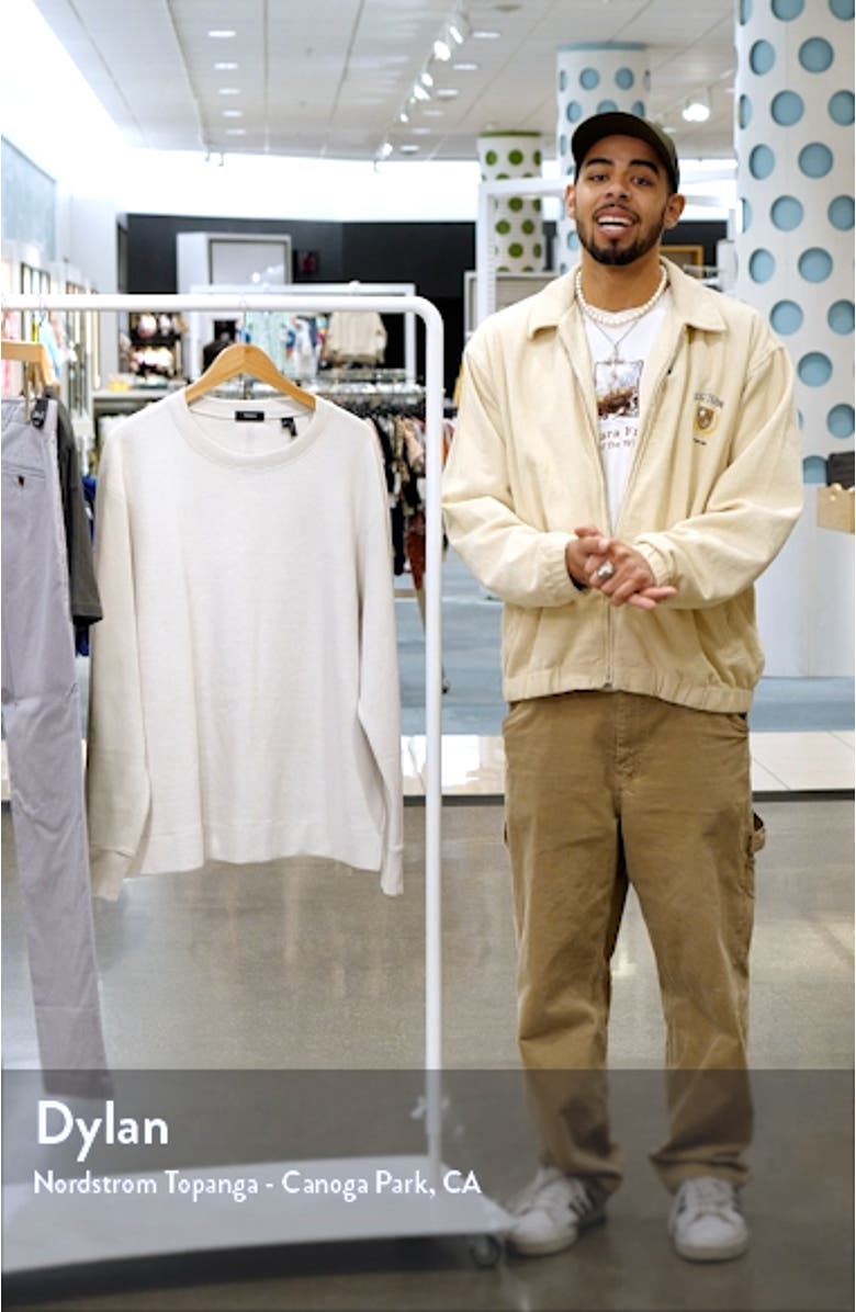 Meir Crew Studio Ottoman Sweater, sales video thumbnail