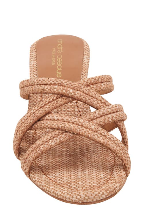 Andre Assous Polina Slide Sandal In Cuero