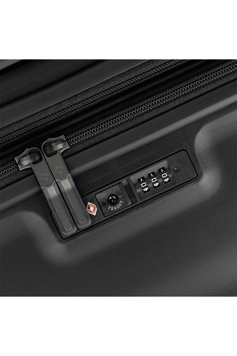 Elevation Plus 28" Large Checked Spinner Luggage, Alternate, color, Triple Black
