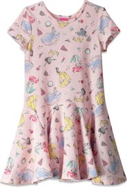 Disney Princess Short Sleeve Skater Dress