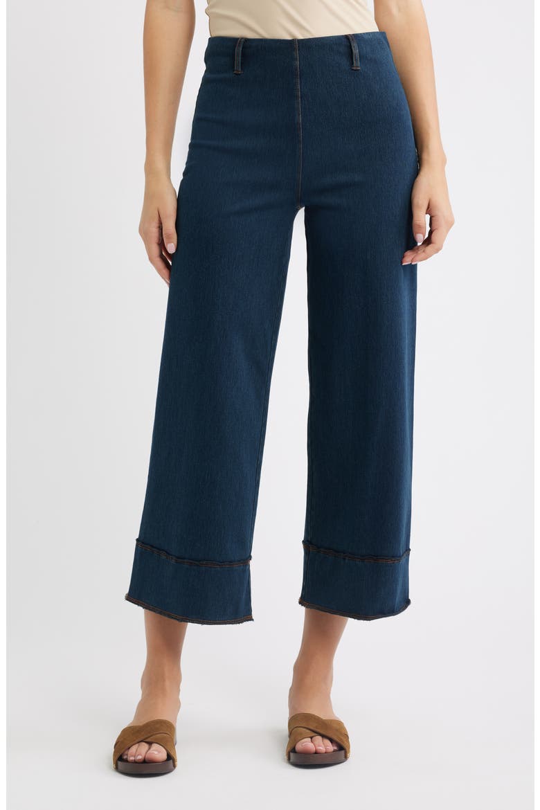Margo High Waist Crop Jeans, Main, color, INDIGO