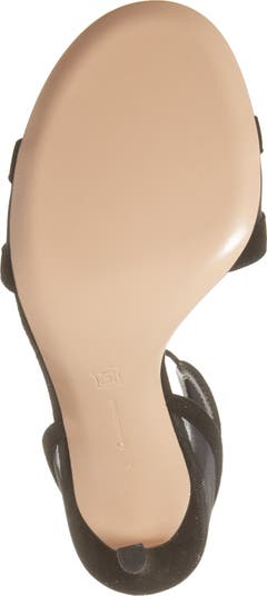 Gianvito Rossi Falene Mesh & Suede Stiletto Sandal (Women