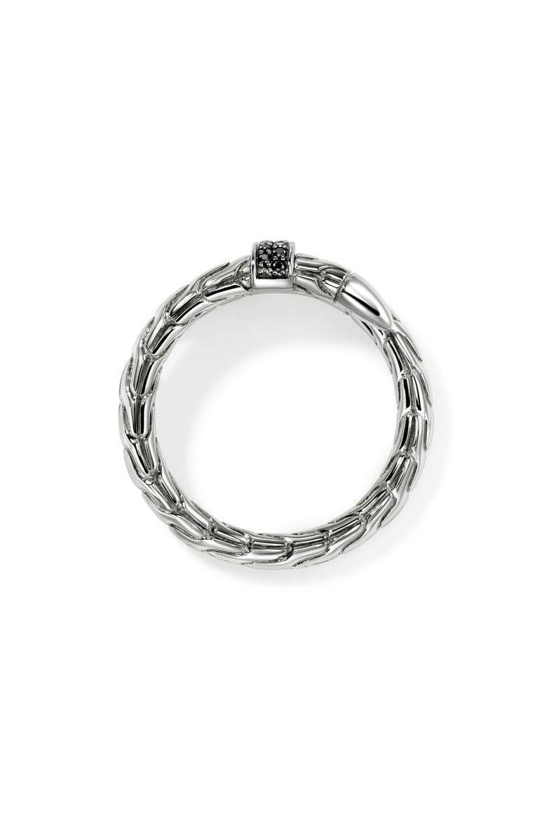 Spear Flex Ring, Sterling Silver, Pavé, Alternate, color, SILVER