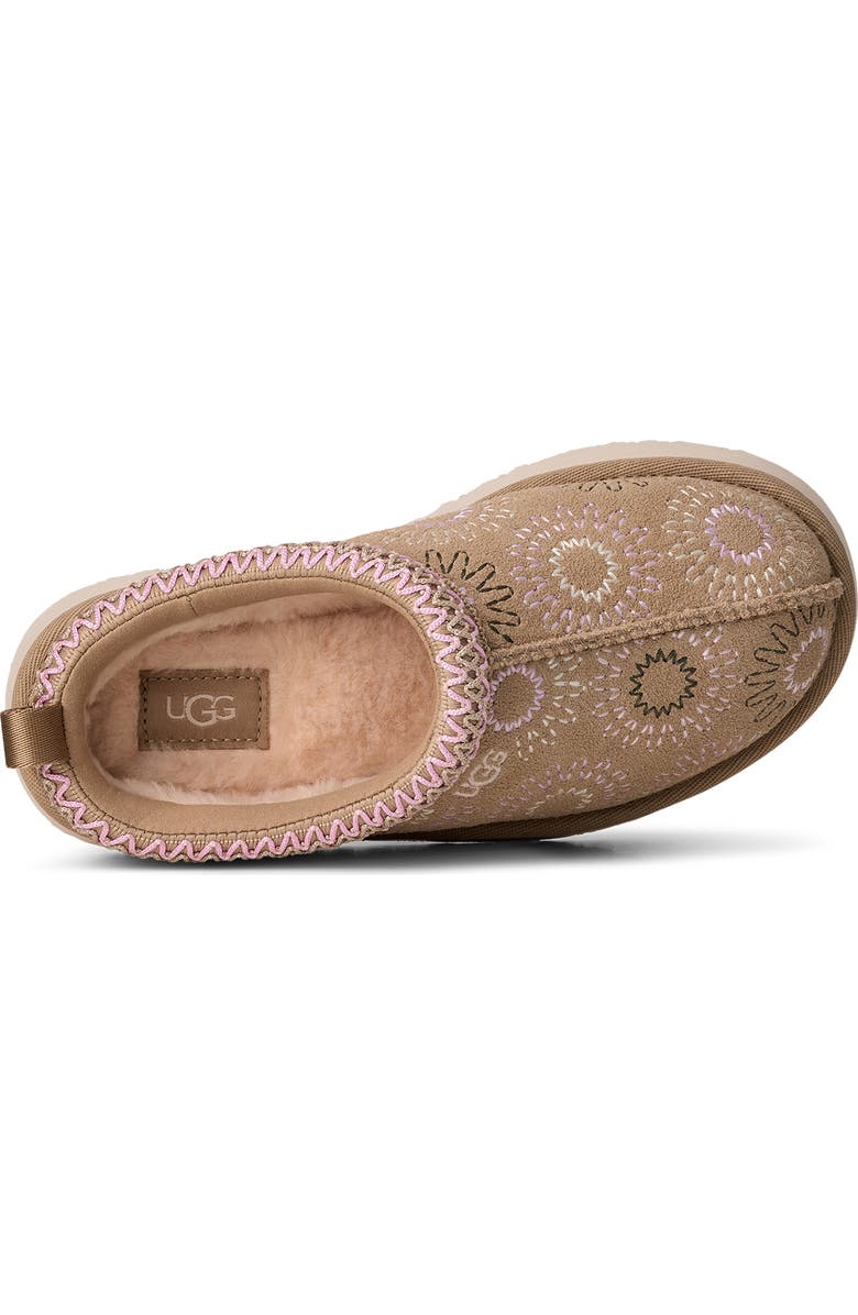 UGG<sup
®</sup
Kids
Tazz Sun Stitch Slipper, Alternate, color, Mustard Seed