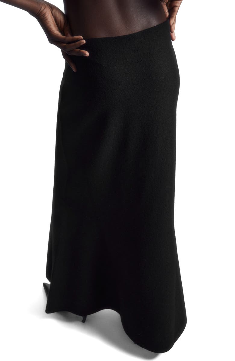COS Trumpet Merino Wool Maxi Skirt, Alternate, color,