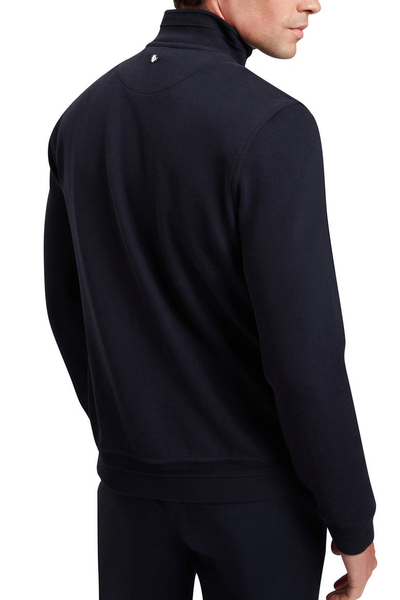 Durano Quilt Front Piqué Jacket, Alternate, color, NAVY