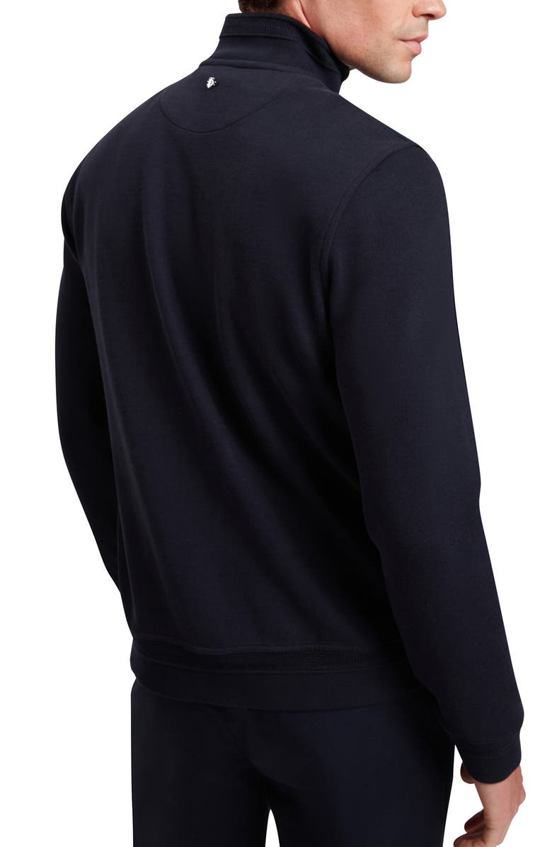 Ted Baker Durano Quilt Front Piqué Jacket, Alternate, color, Navy