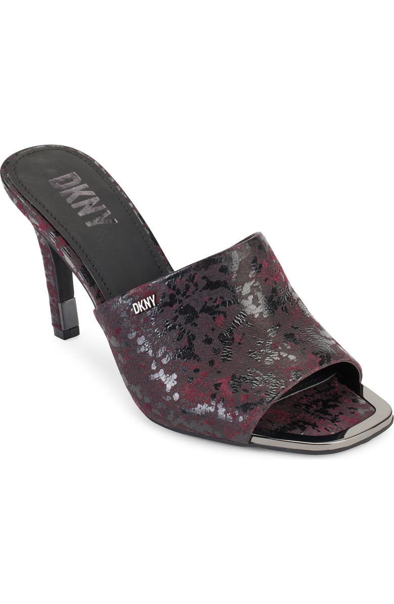 DKNY Bronx Slip-On Mule Sandal, Main, color, Bordeaux