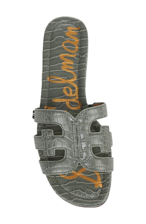 Sam Edelman Bay Cutout Slide Sandal In Washed Olive