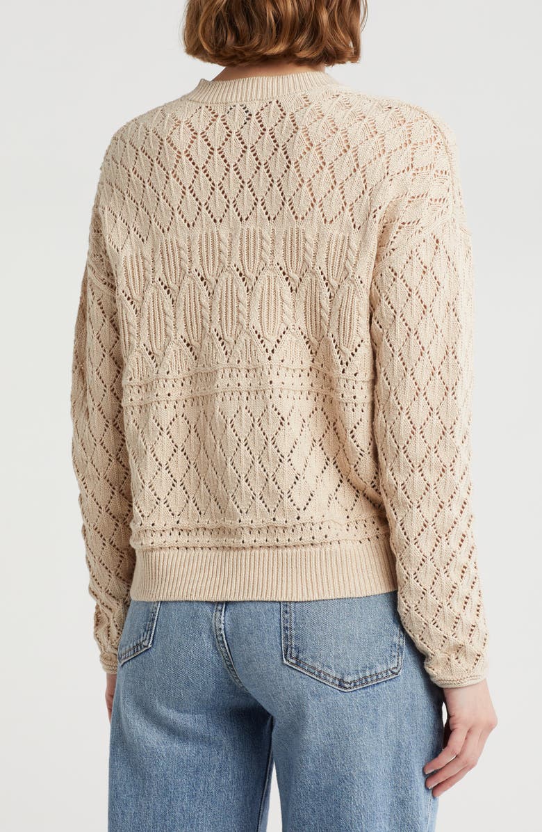 Splendid Dallas Openwork Cardigan, Alternate, color,