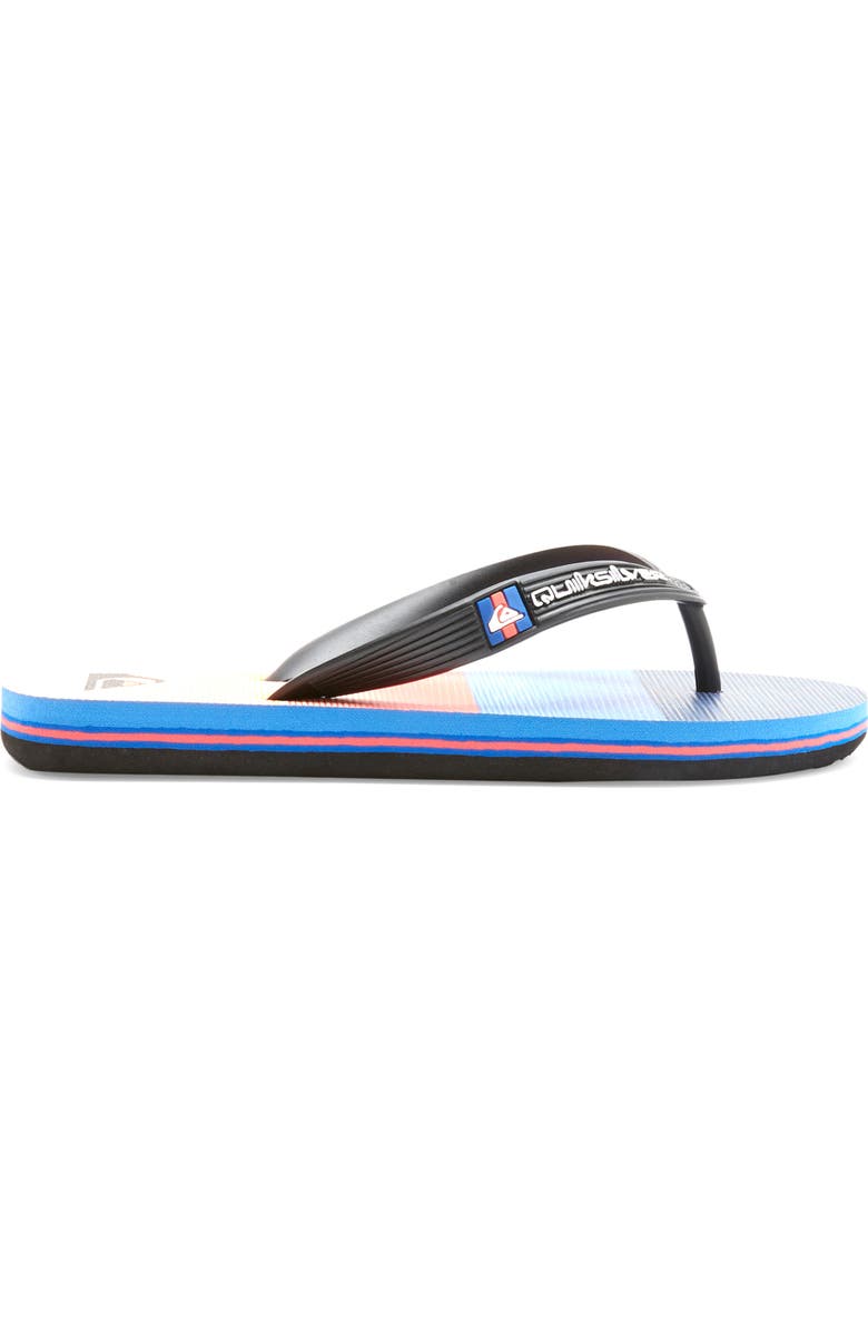 Quiksilver Molokai Art II Flip Flop, Alternate, color, Blue Multi