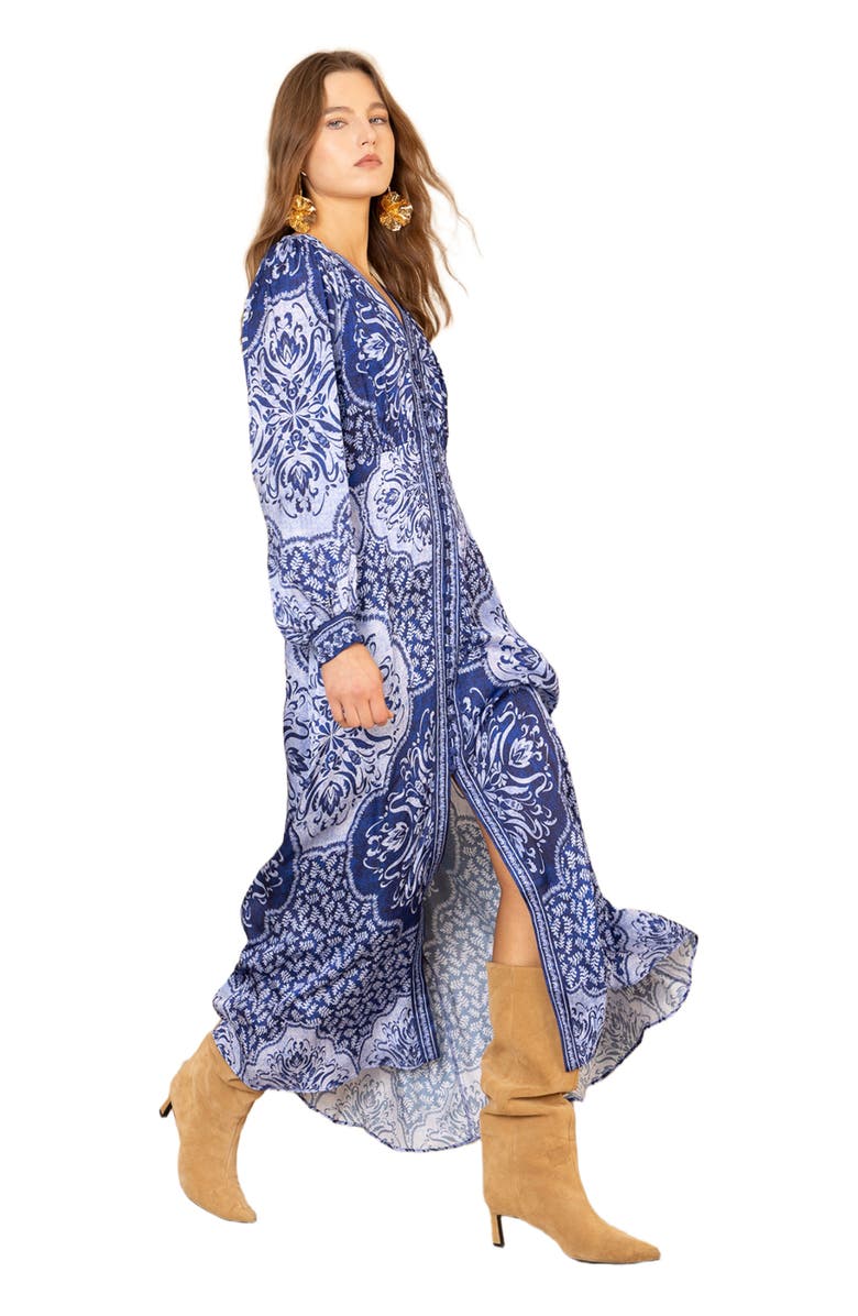 Hale Bob Noor Charmeuse Dress, Alternate, color,