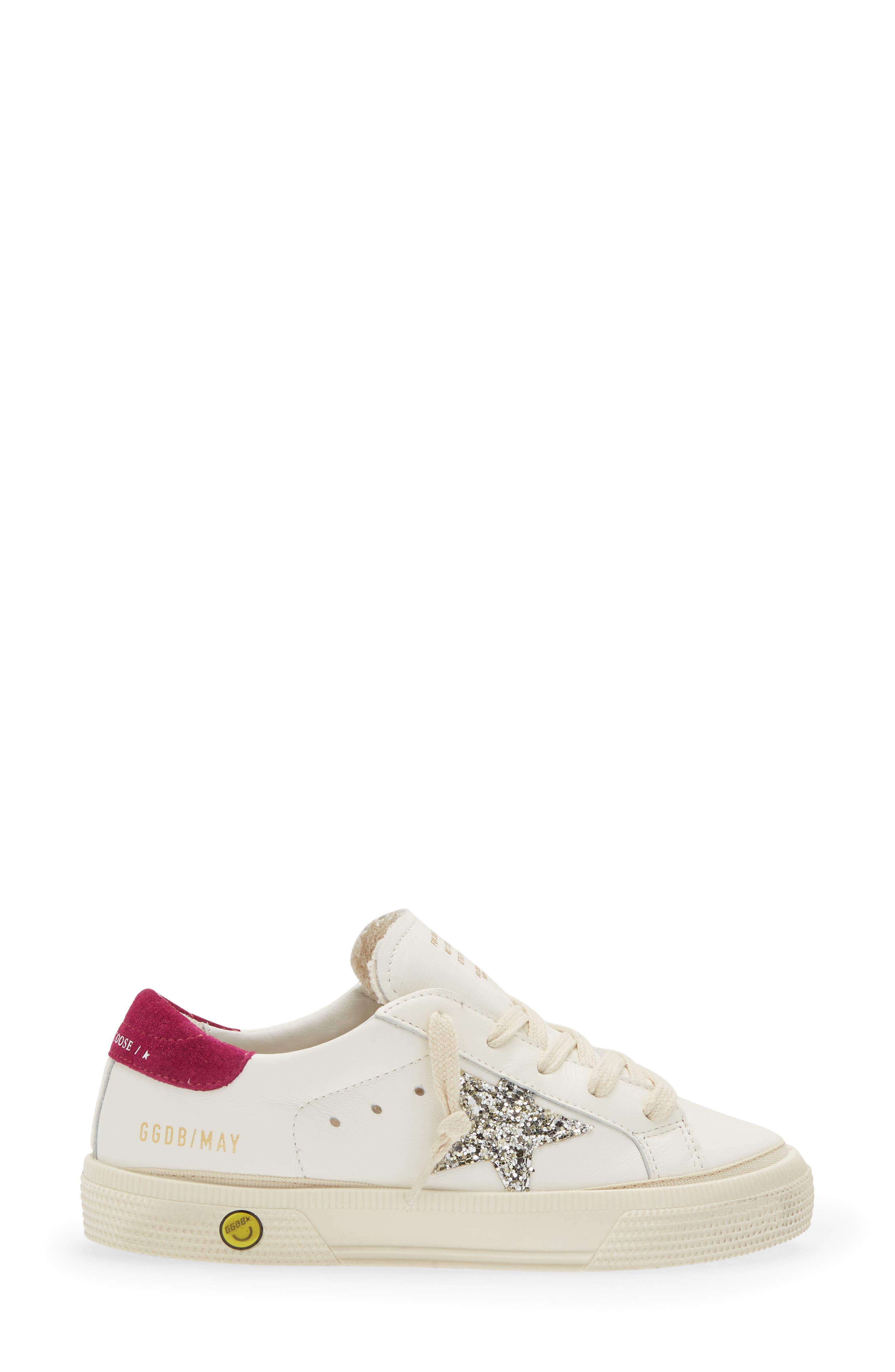 Golden Goose Kids' May Glitter Star Low Top Sneaker, Alternate, color, 