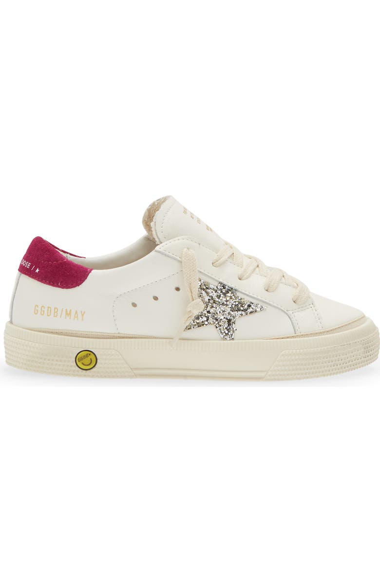 Golden Goose Kids' May Glitter Star Low Top Sneaker, Alternate, color,
