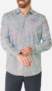 OppoSuits Discoballer Modern Tailored Fit Button-Up Shirt