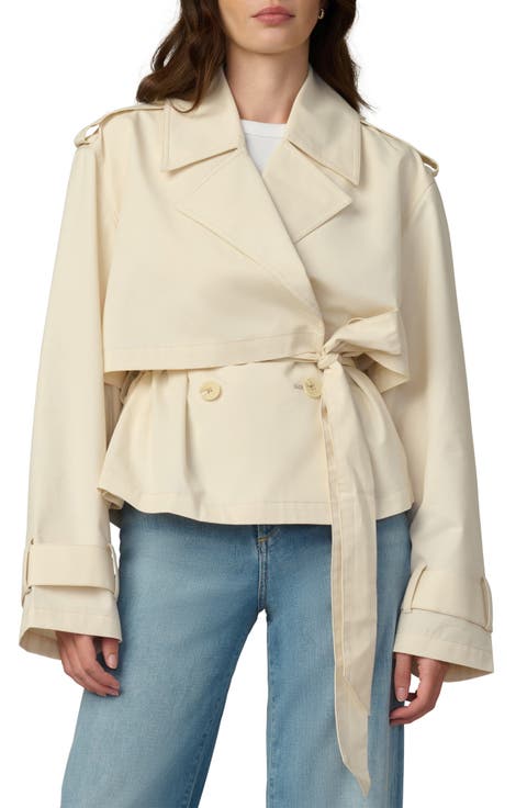 The Liz Cropped Trench Coat