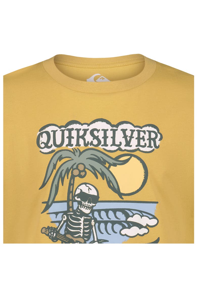 Kids' Tattoo Beach Graphic T-Shirt, Alternate, color, FALL LEAF