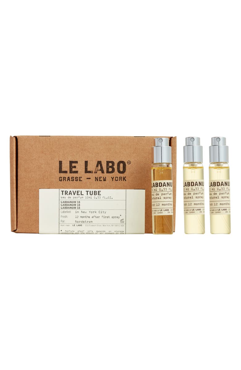 Le Labo Labdanum 18 Eau de Parfum Travel Tube Refill Trio, Alternate, color, 