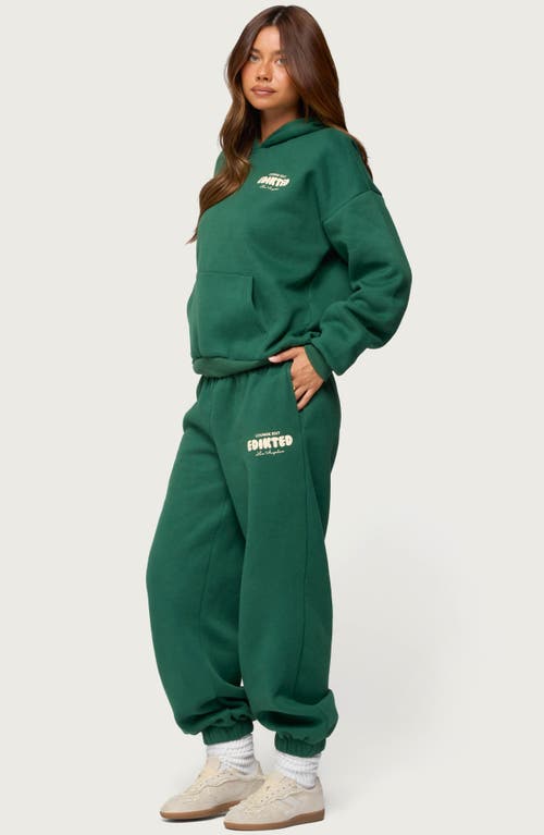 Edikted Lounge Edit Sweatpants In Green