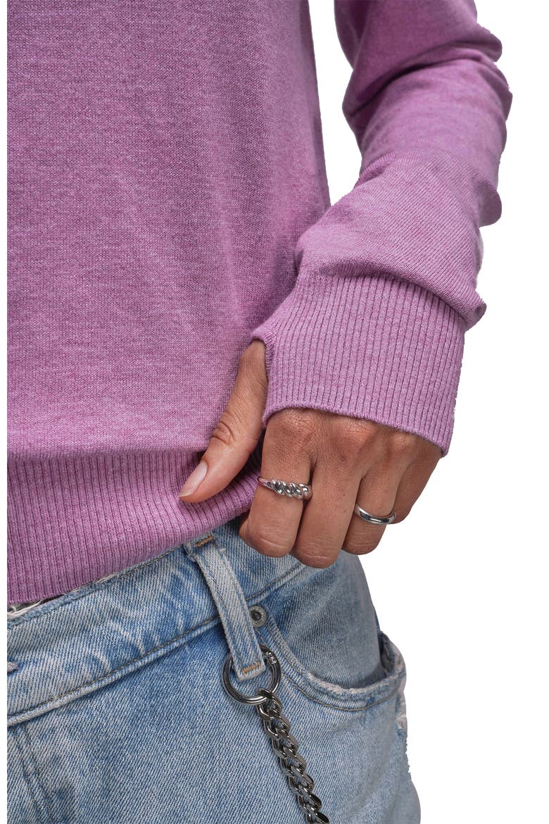 The Everyday Crew Neck Sweater, Alternate, color, MAUVE