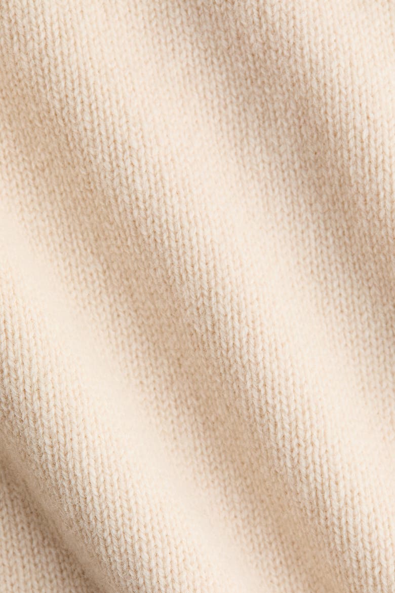 Roll-neck Wool Jumper, Alternate, color, Light beige