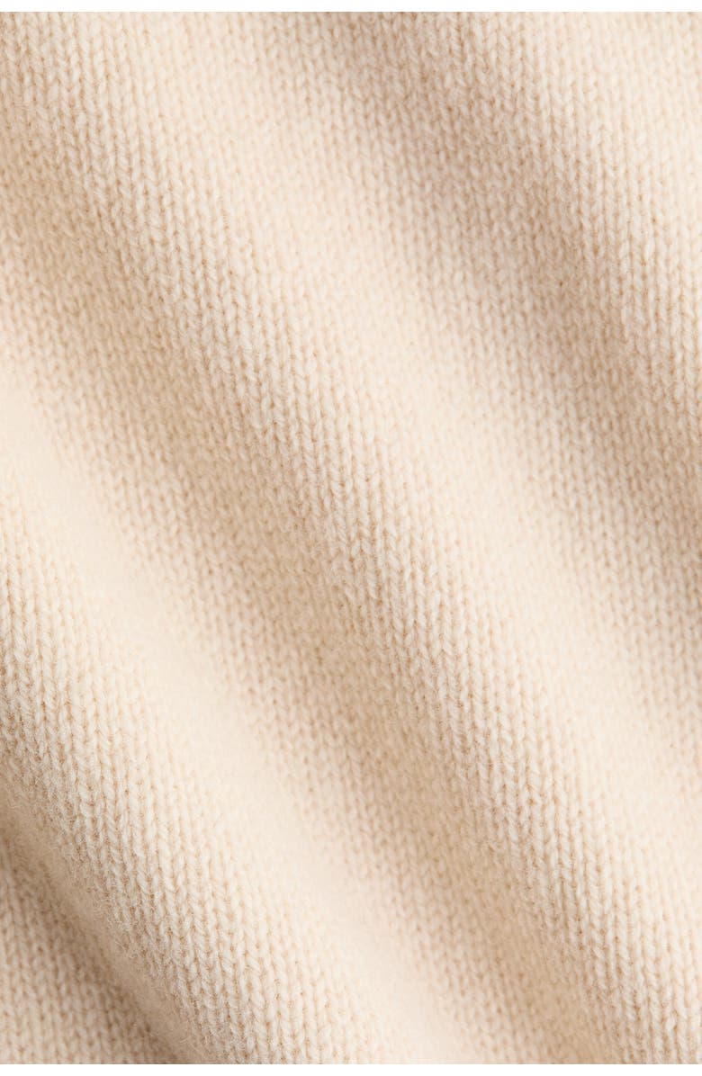 H&M Roll-neck Wool Jumper, Alternate, color, Light Beige