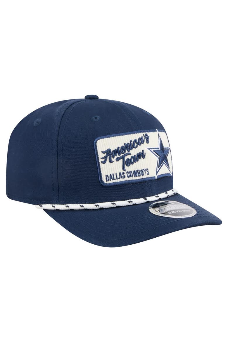 Men's New Era Navy Dallas Cowboys Chant 9SEVENTY Adjustable Hat, Alternate, color, Navy
