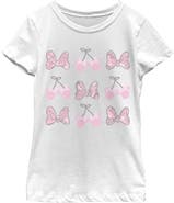Minnie Mouse Girl's Minnie Mouse Camouflage Bows and Cherries Graphic T-Shirt