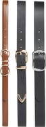 Nine West 3-for-1 Assorted Belt Set