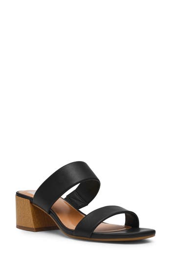 Dolce Vita Dv By  Sharona Block Heel Sandal In Black