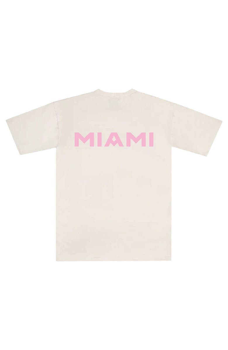 Peace Collective Unisex Peace Collective Cream Inter Miami CF Essentials T-Shirt, Alternate, color,