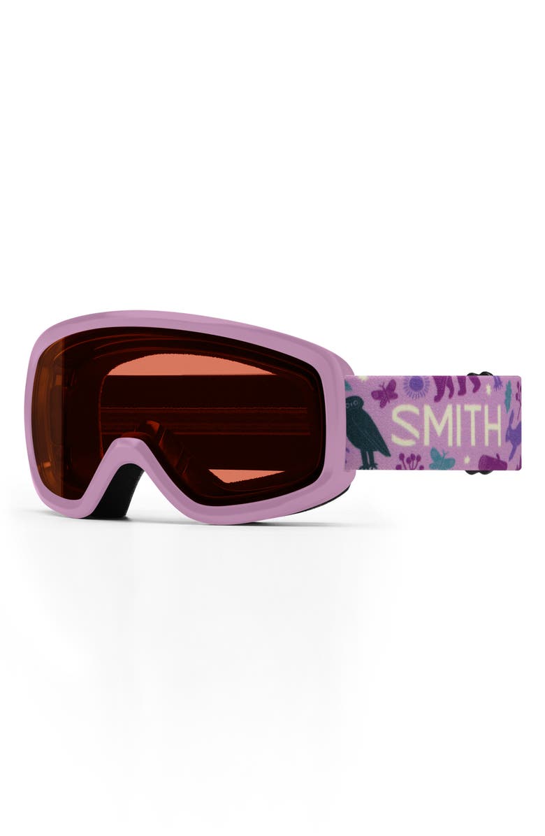 Smith Kids' Snowday Snow Goggles, Main, color, Pink Forest Friends / Rc36