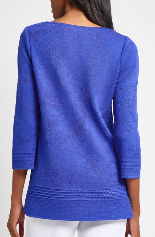 Ming Wang Burnout Floral Tunic Top