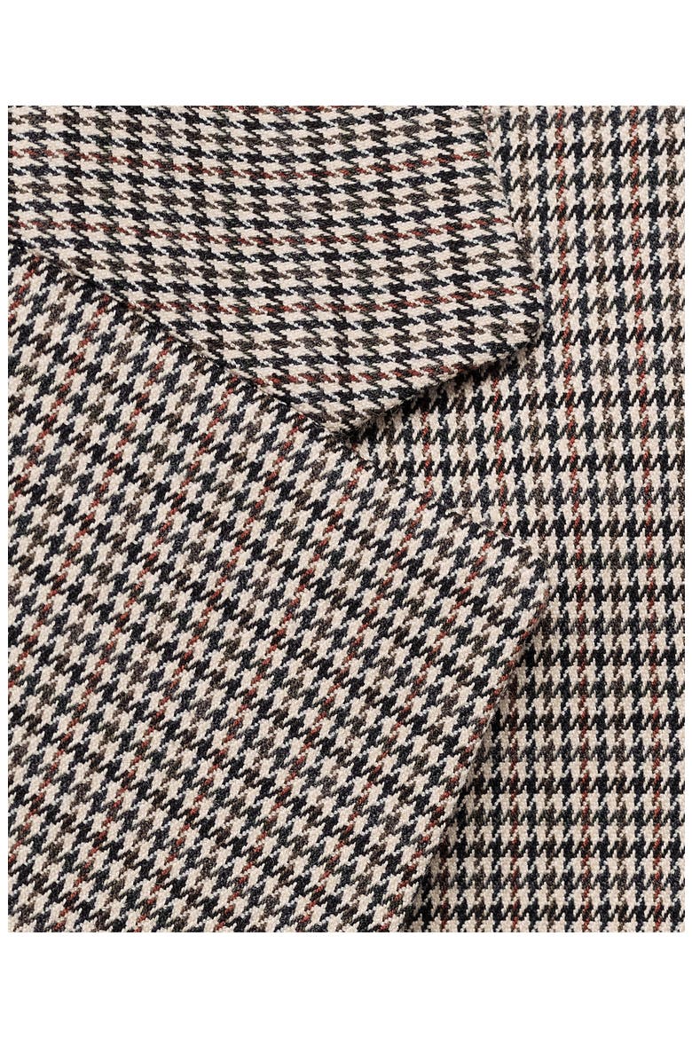 Houndstooth Check Blazer, Alternate, color, BROWN