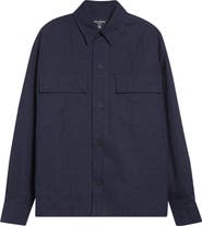 Balmain Cotton Jacquard Button-Up Overshirt