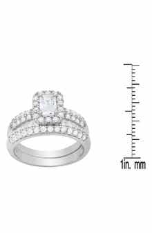 Set of 2 Assorted Simulated Diamond Rings