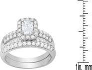 STEELTIME Set of 2 Assorted Simulated Diamond Rings