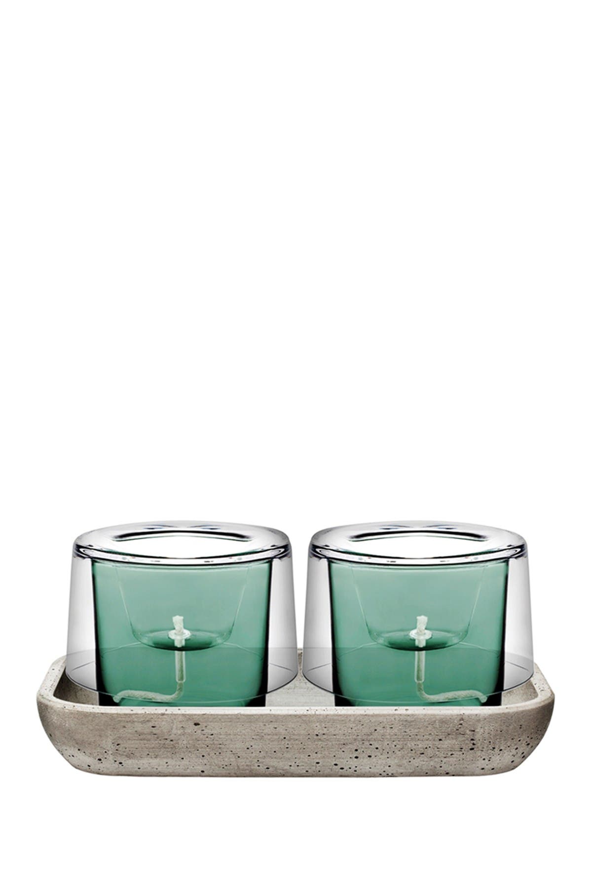 Nude Glass Roots Herbs Garden - Clear Top with Green Base (Women ...