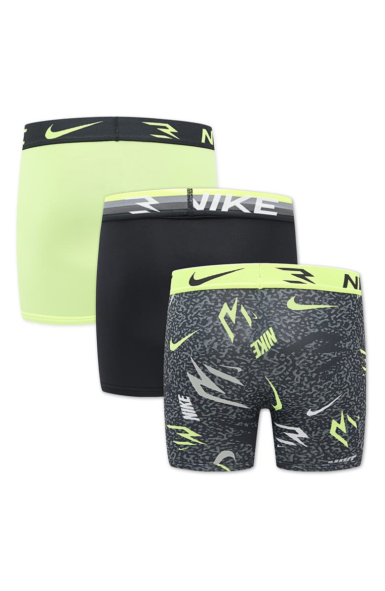 3 Brand 3-Pack Assorted Logo Boxer Briefs, Alternate, color, Volt