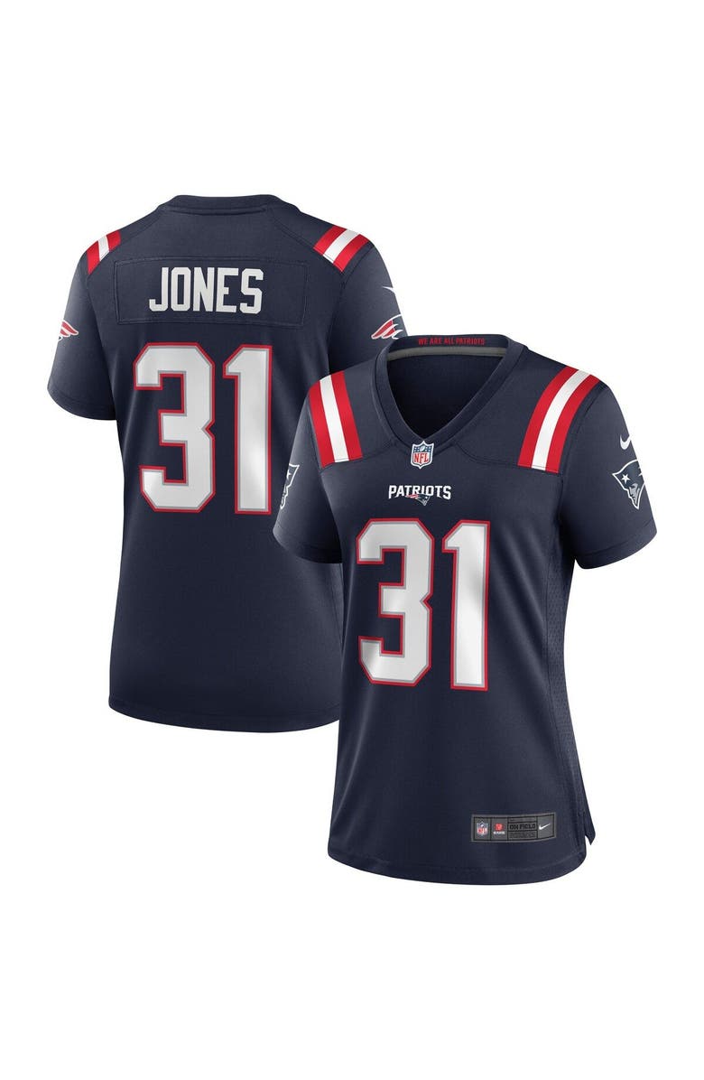 Nike Women's Nike Jonathan Jones Navy New England Patriots Game Jersey, Main, color,