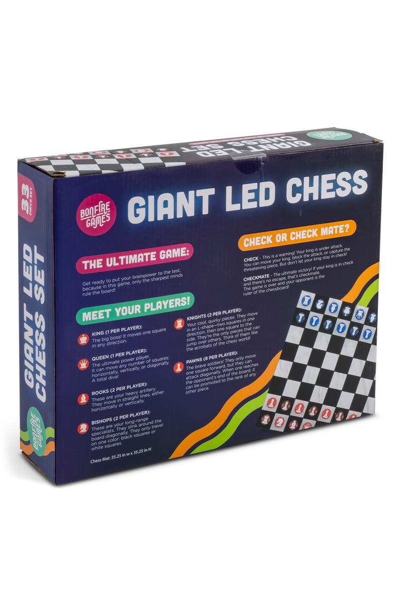 Core Home Giant LED Chess Set, Alternate, color, Multi