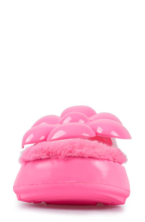 Zigi Cass Faux Fur Lined Sandal In Pink