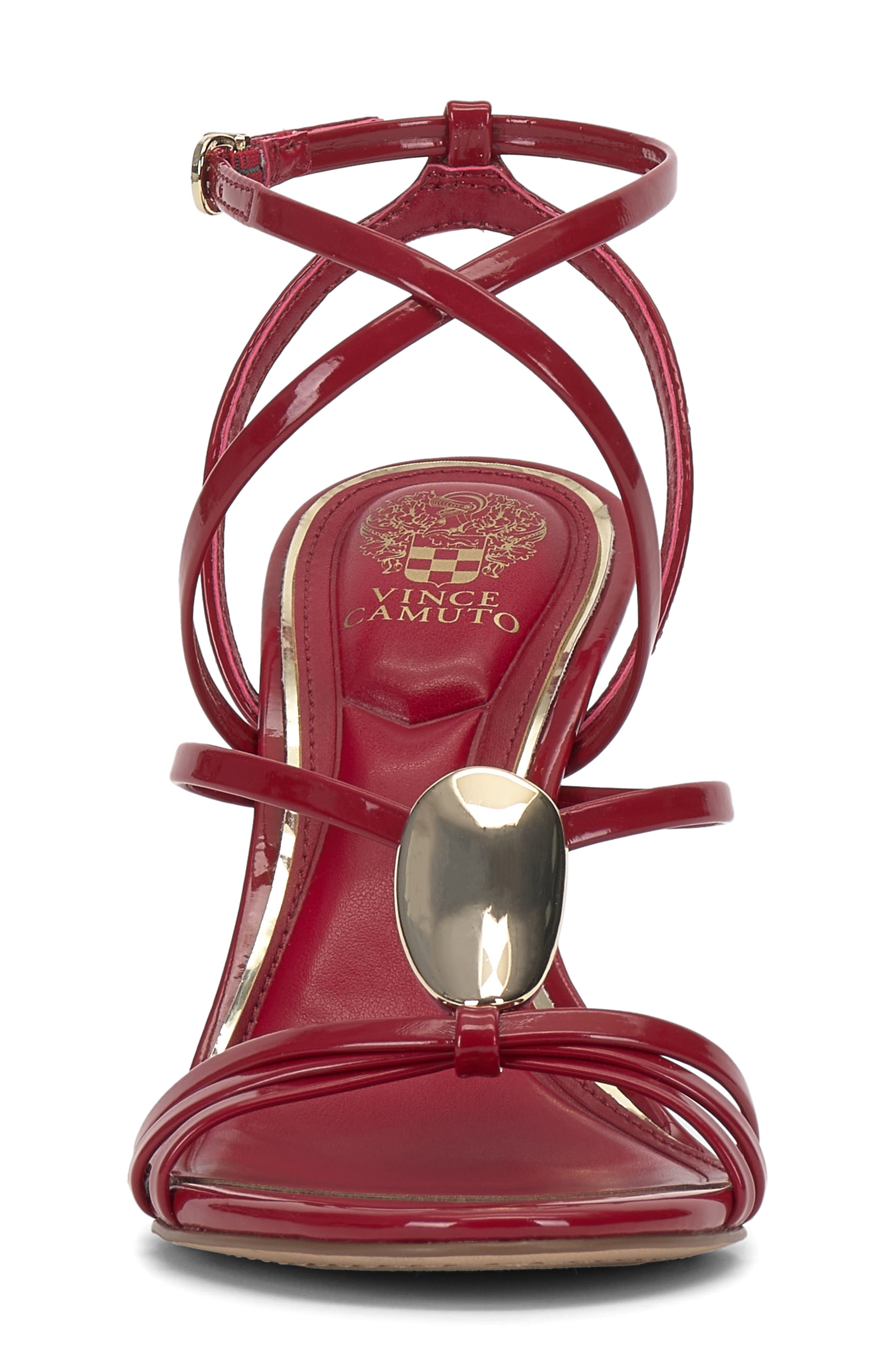Vince Camuto Arlein Strappy Sandal, Alternate, color, Bright Flame