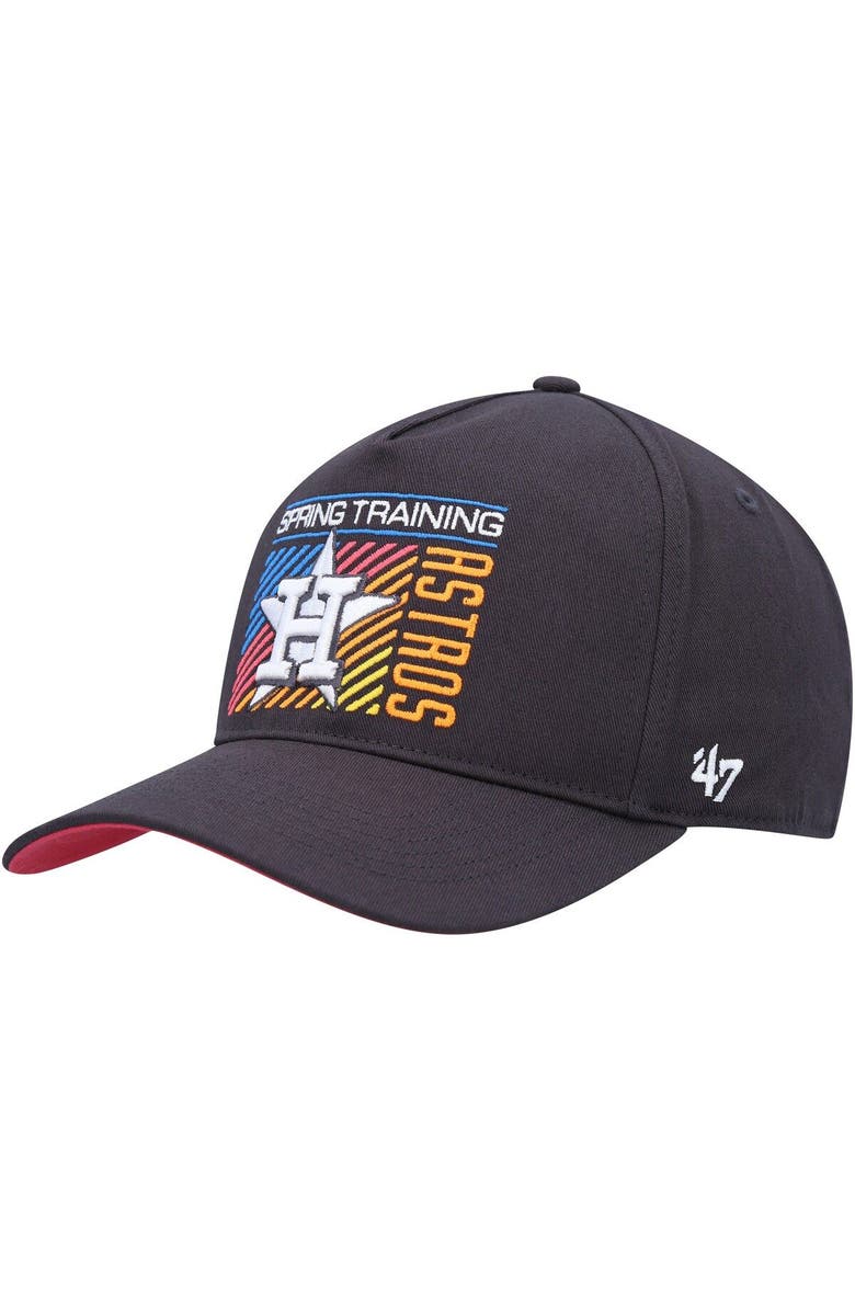 '47 Men's '47  Charcoal Houston Astros 2023 Spring Training Reflex Hitch Snapback Hat, Main, color, Charcoal