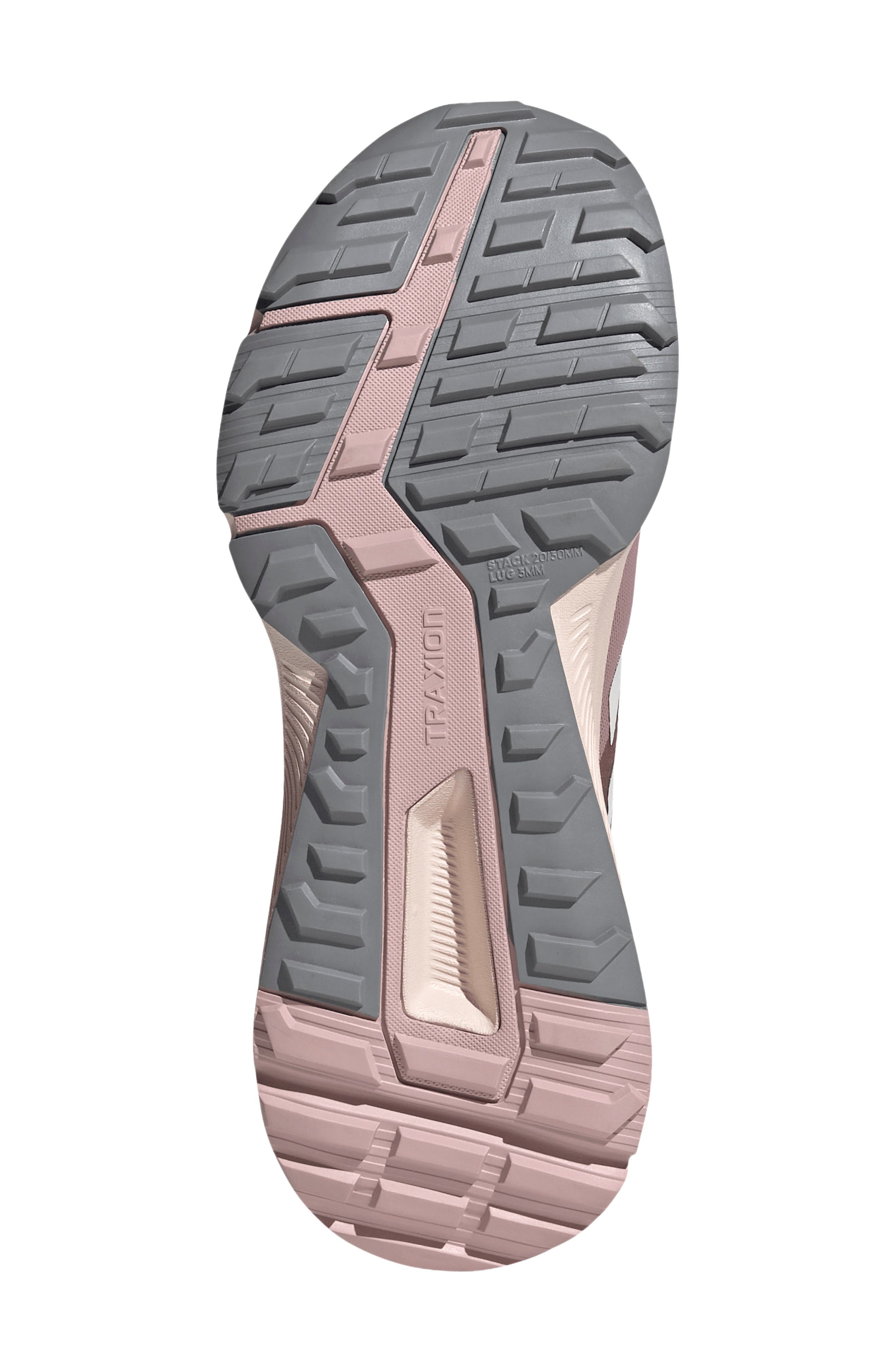Terrex Soulstride Trail Running Shoe, Alternate, color, MAUVE/ GREY ONE/ GREY FIVE