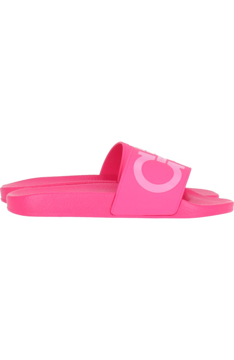 FERRAGAMO Groove Gancini Slide Sandal, Alternate, color,