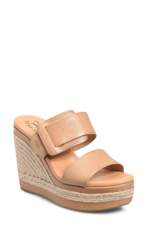Raya Espadrille Platform Wedge Slide Sandal (Women)